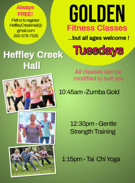 new Sr exercise times