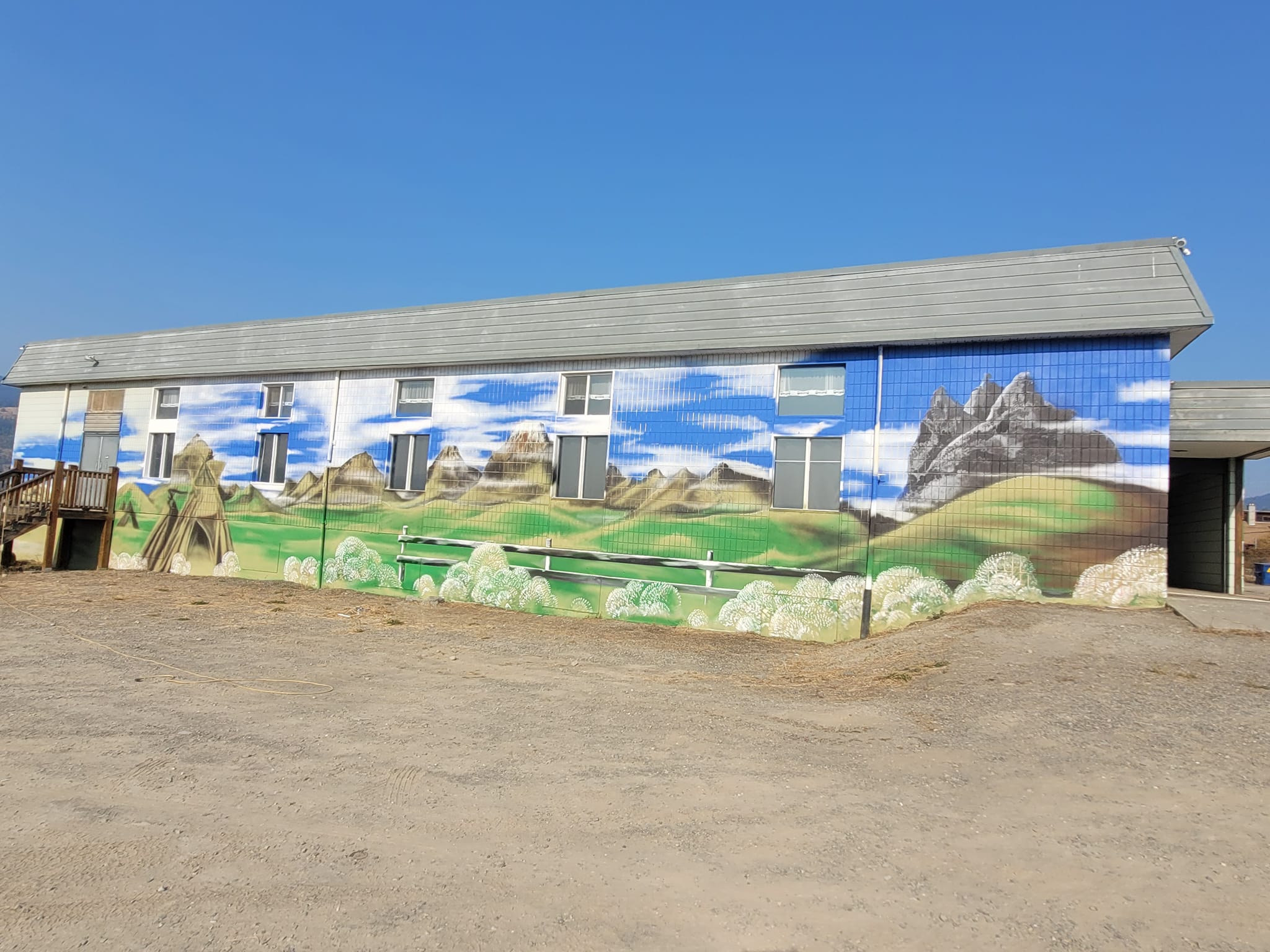 outside of the Heffley Creek Hall